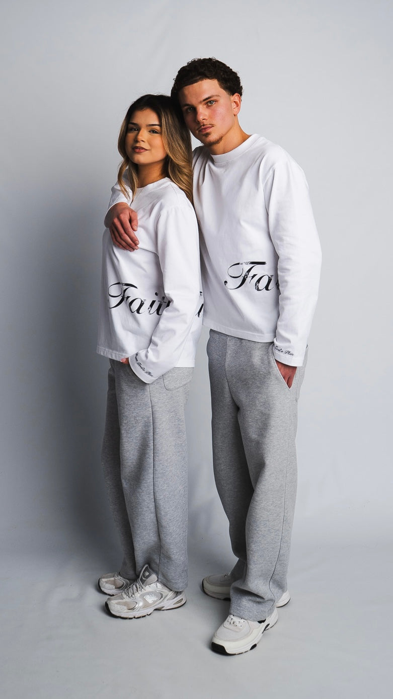 Faith Longsleeve White