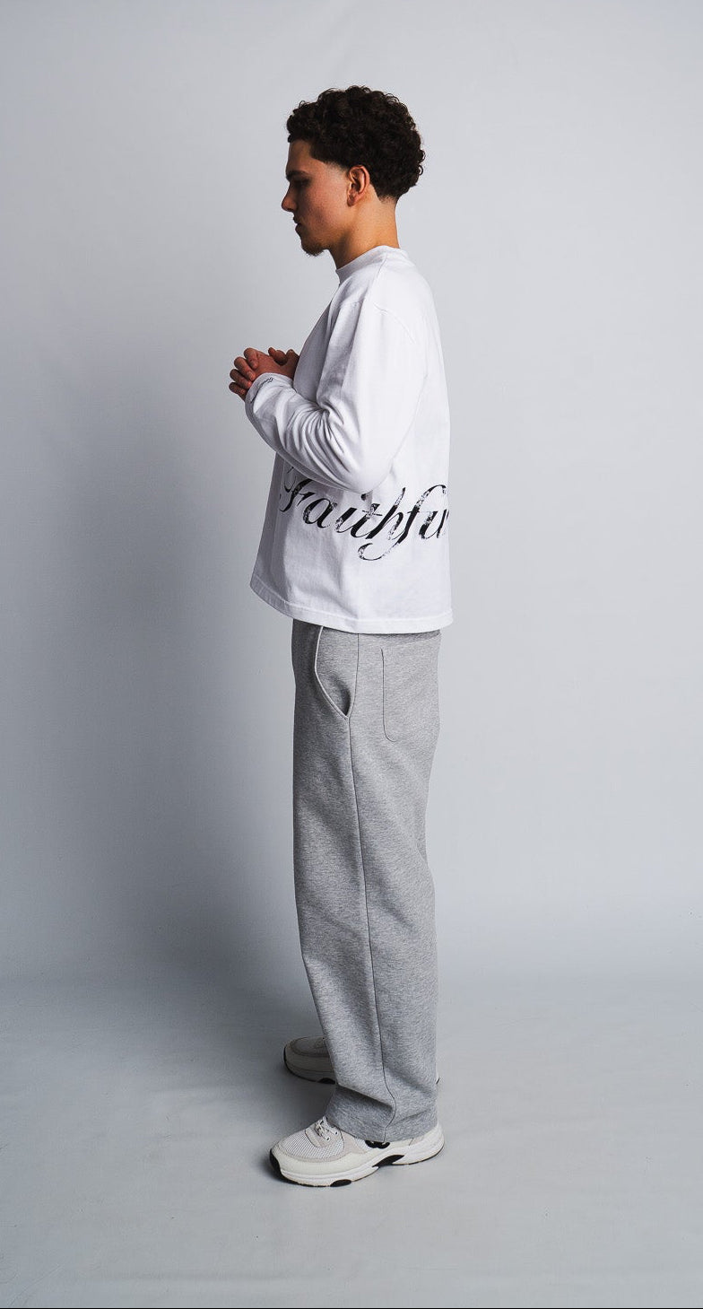 Faith Longsleeve White