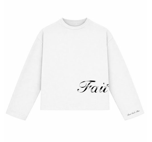 Faith Longsleeve White